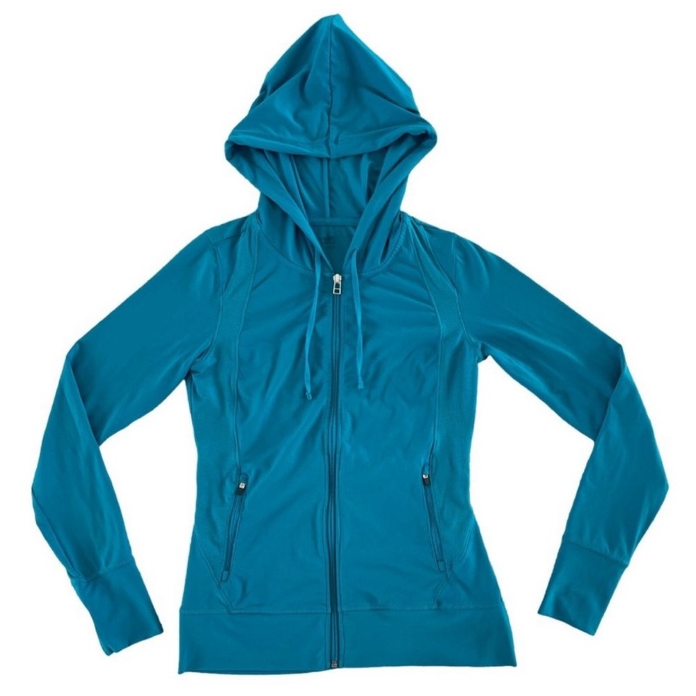 Size Small ALO Yoga Blue Full Zip Hoodie